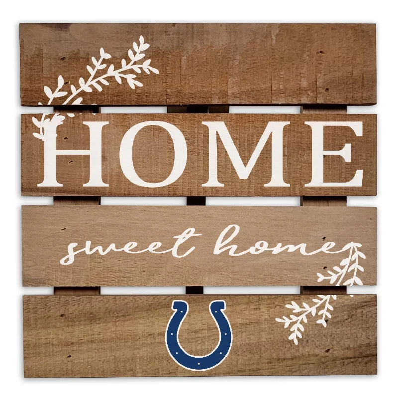 NFL2221-Home Sweet Home Trivet Hot Plate / N2221-Indianapolis Colts