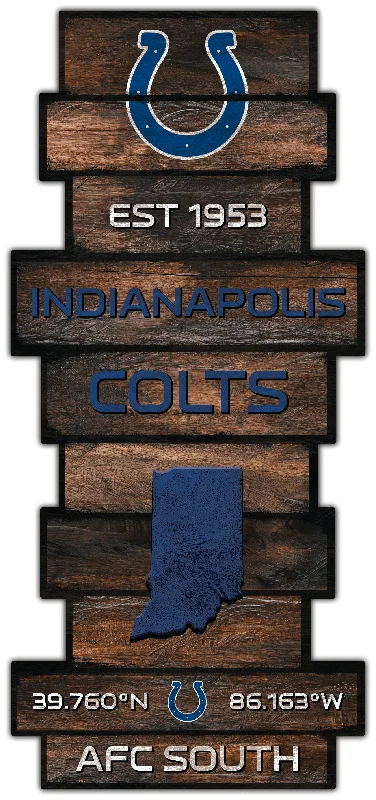 NFL2225-Wood Celebration Stack / N2225-Indianapolis Colts