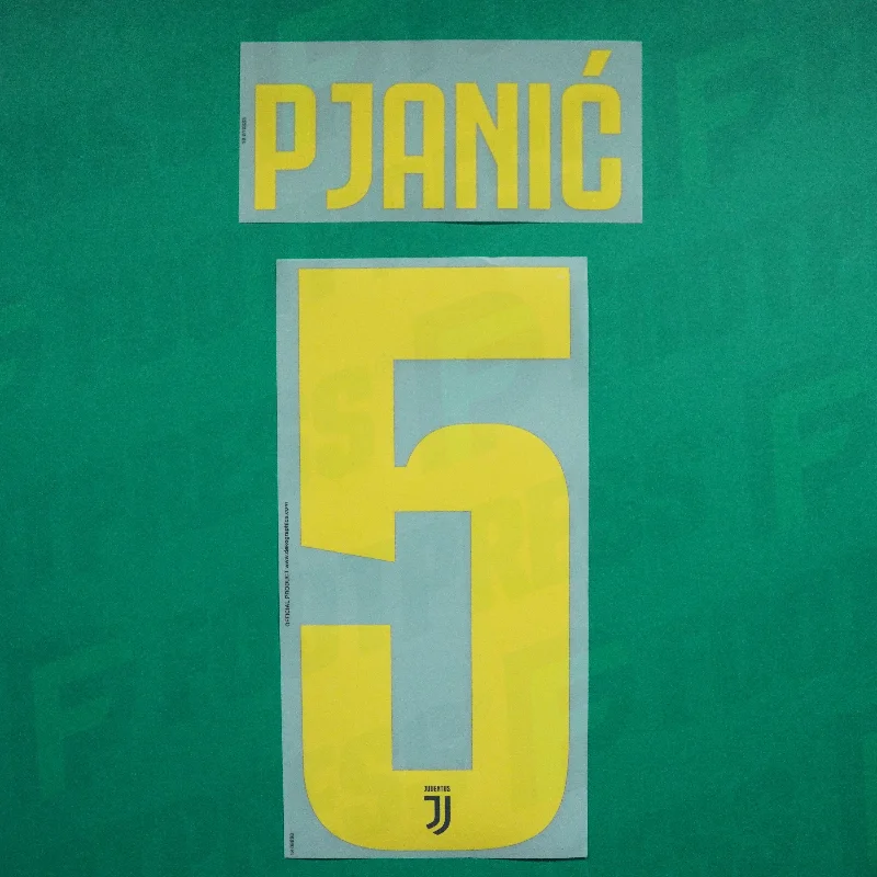 Flocage Officiel - Juventus, Pjanić , 2018/2019, Third, Jaune