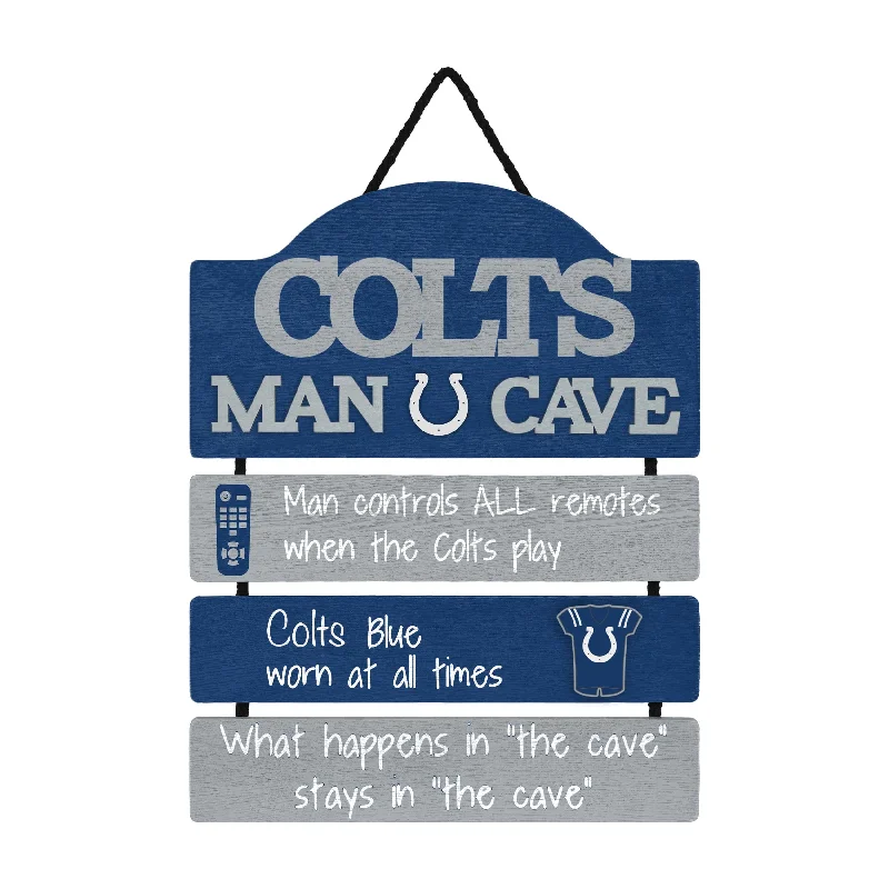 Indianapolis Colts NFL Mancave Sign