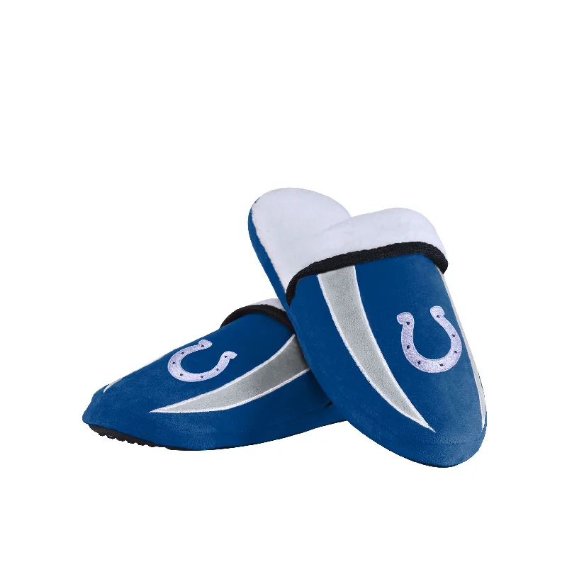 Indianapolis Colts NFL Mens Sherpa Slide Slippers