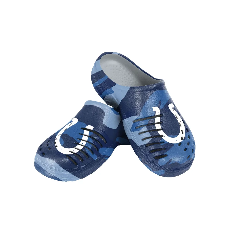 Indianapolis Colts NFL Mens Tonal Camo Clog