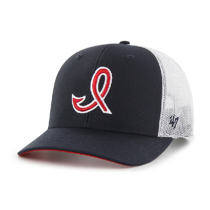 Indianapolis Indians '47 Adult Navy 1950's Trucker Adjustable Snapback Cap