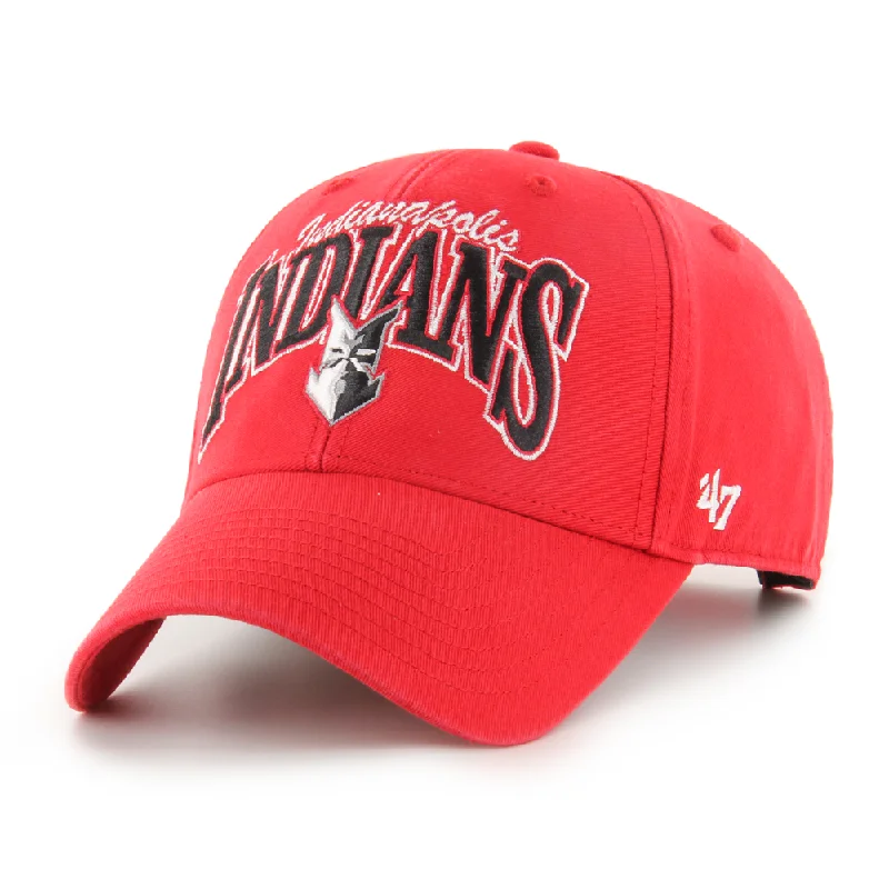 Indianapolis Indians '47 Adult Red Keystone MVP Adjustable Snapback Cap