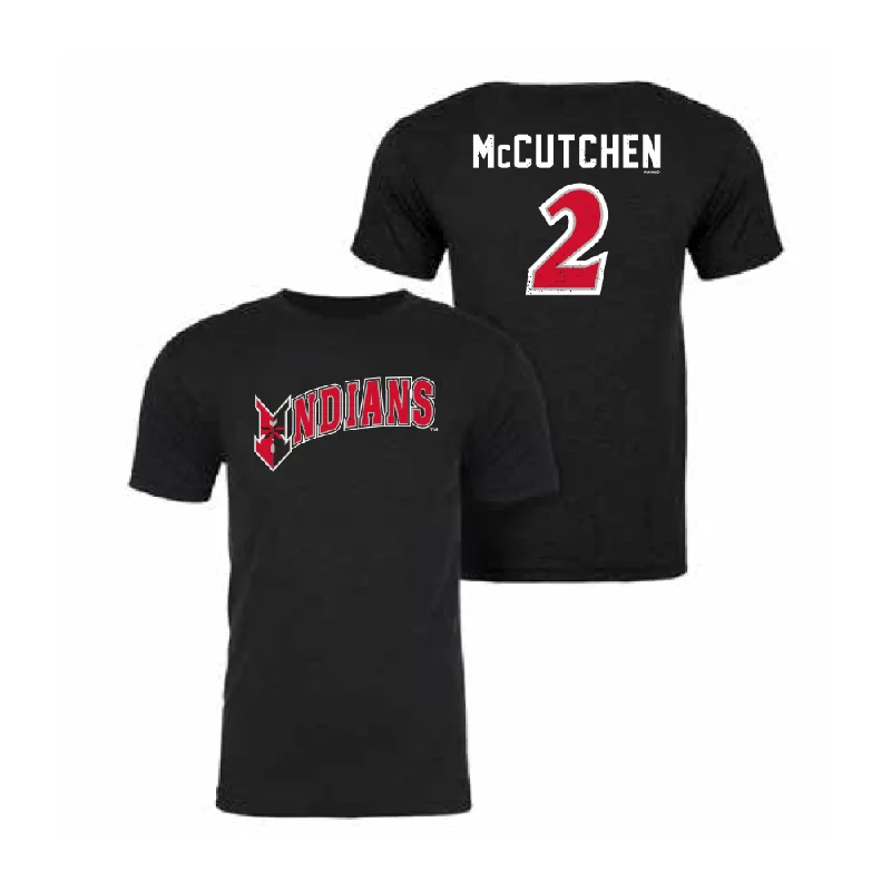 Indianapolis Indians Adult Black Andrew McCutchen Name and Number Tee