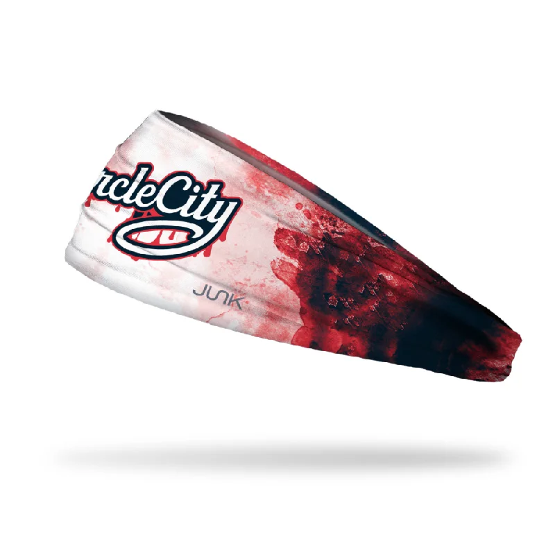 Indianapolis Indians Navy Circle City Tye Dye JUNK Headband