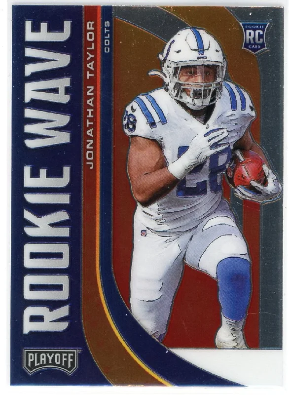 Jonathan Taylor 2020 Panini Playoff Rookie Wave Card #RW-16