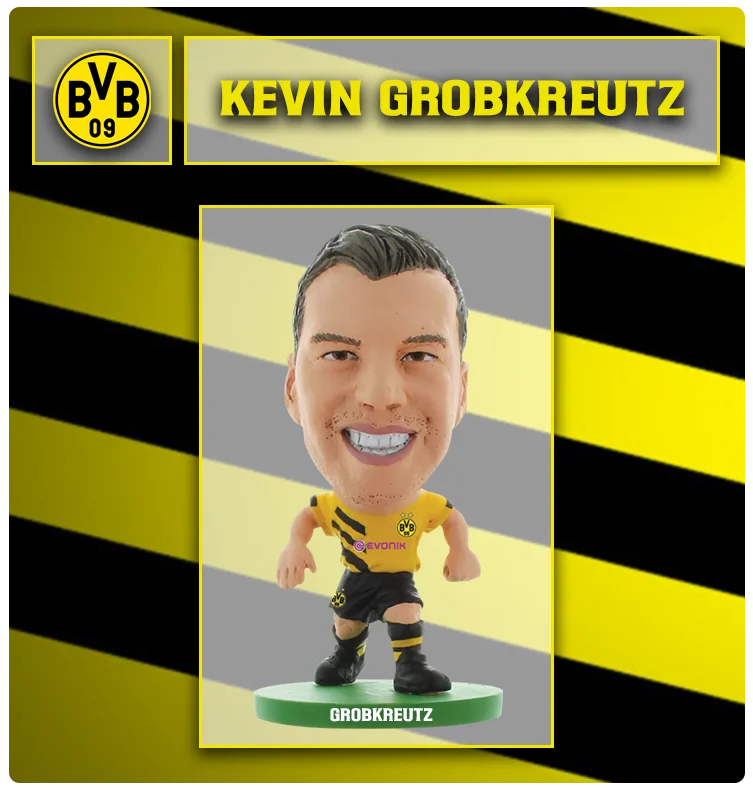 Soccerstarz - Borussia Dortmund - Kevin GroBkreutz - Home Kit (2015 version)