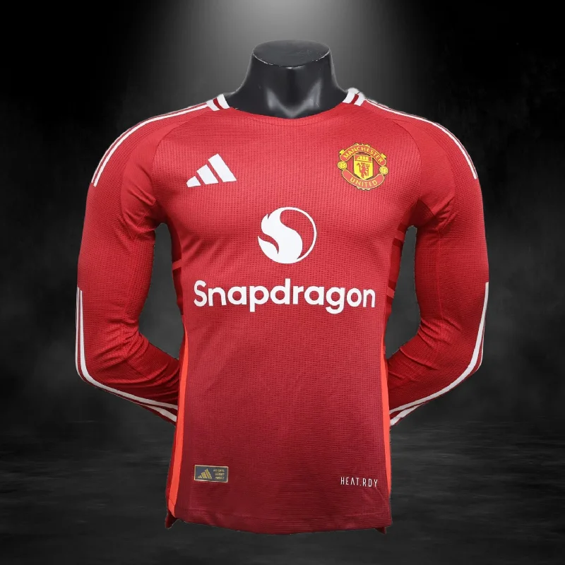 Manchester United Home Shirt Long Sleeve 24/25 (Player)