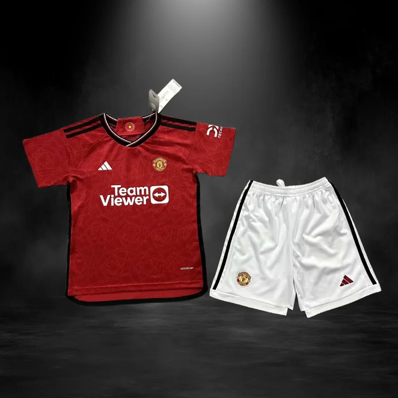 Manchester United Home Kit 23/24 For Kids