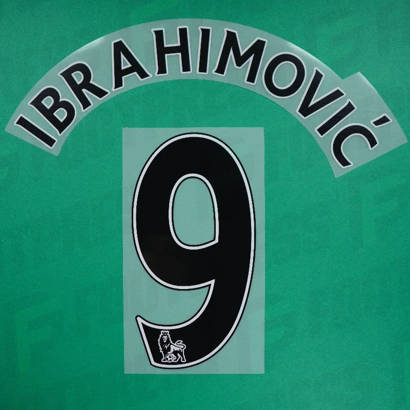 Flocage Officiel - Manchester United, Ibrahimovic, 2016/2017, Away, Noir