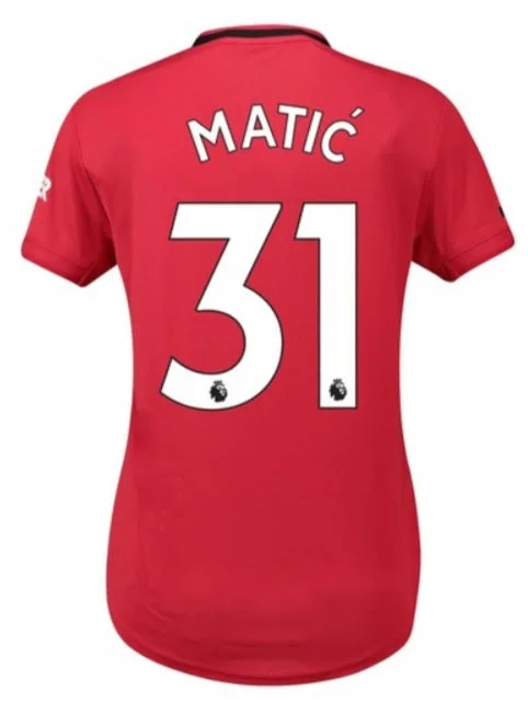 Manchester United Nemanja Matic Women's 19/20 Home Jersey