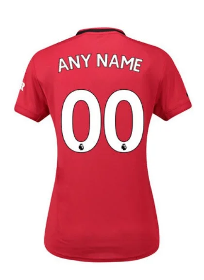 Manchester United Women's Custom 19/20 Home Jersey