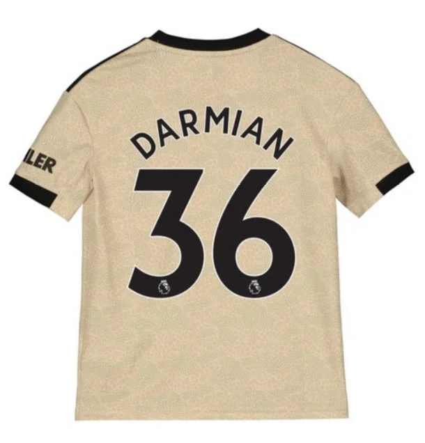 Matteo Darmian Manchester United Youth 19/20 Away Jersey