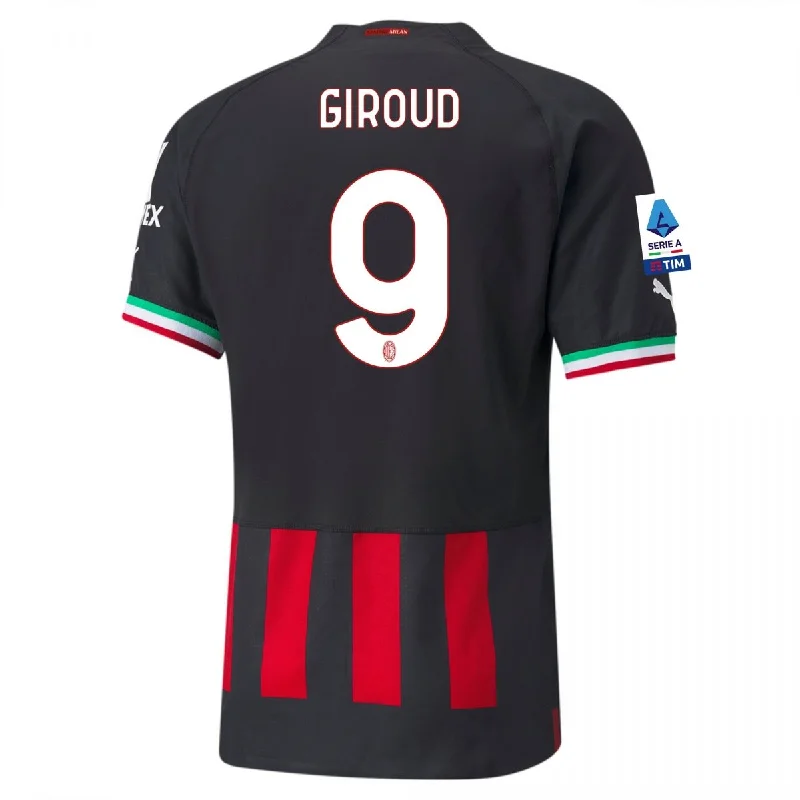 Olivier Giroud AC Milan 22/23 Player Version I Home Jersey