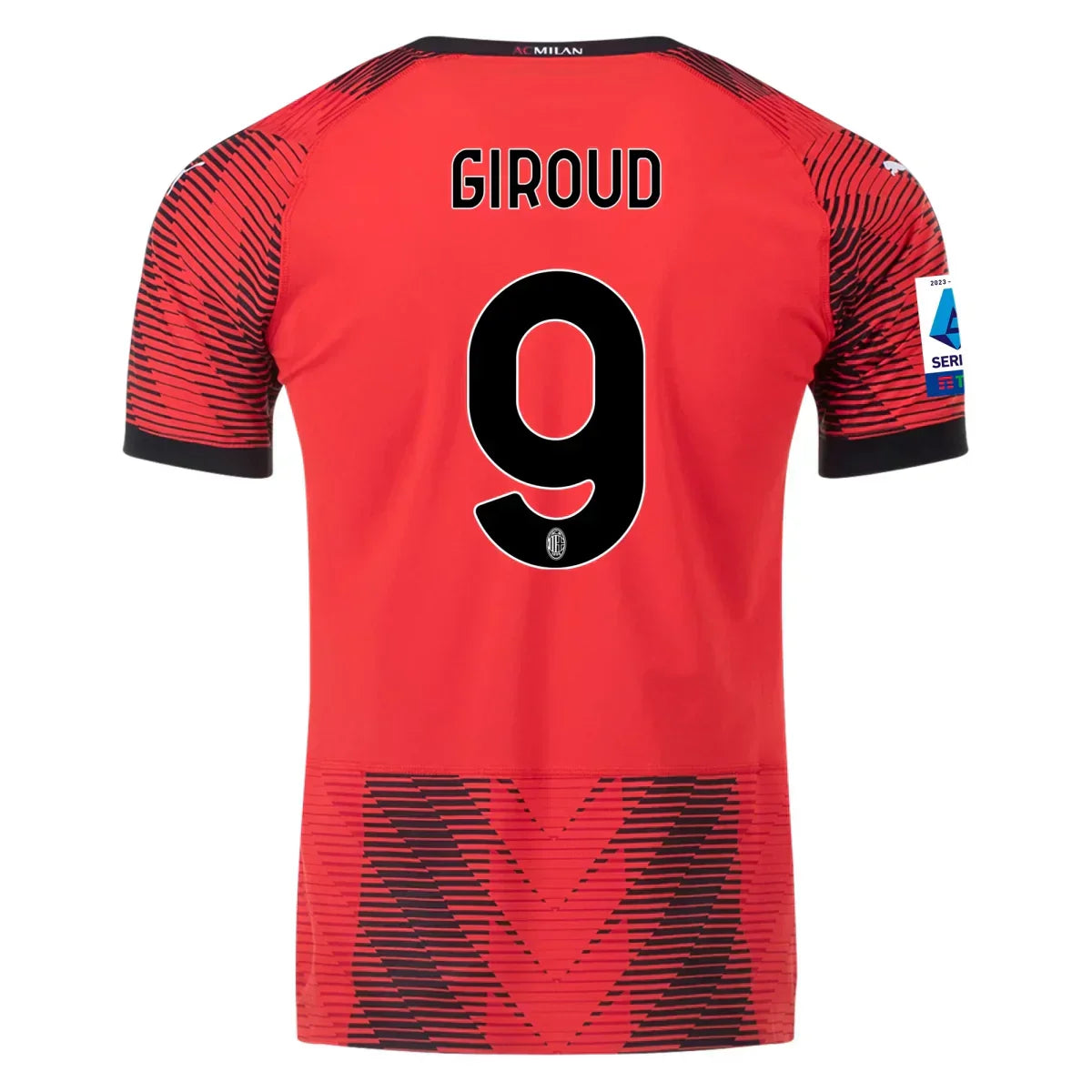 Olivier Giroud AC Milan 23/24 Player Version I Home Jersey