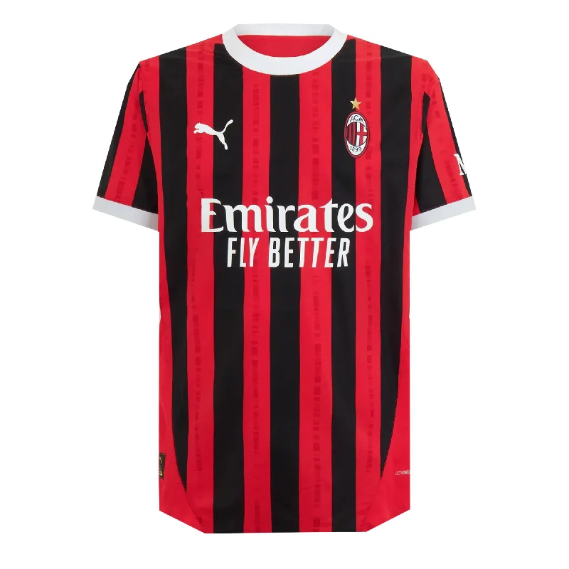 PUMA Men's AC Milan 2024/25 Authentic Home Jersey Red/Black