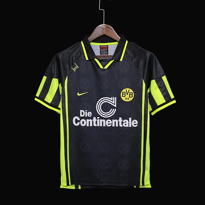 Retro Retro 1996 Dortmund Away Black S-2XL(CAD1)