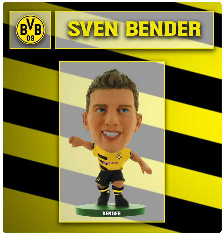 Soccerstarz - Borussia Dortmund - Sven Bender - Home Kit (2015 version)