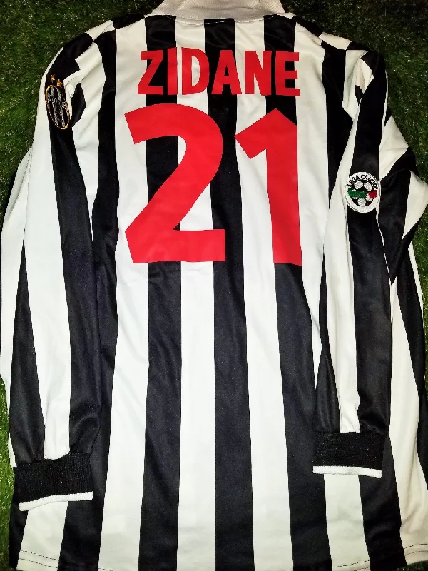 Zidane Juventus 1998 1999 Long Sleeve Jersey Shirt Maglia Maillot XL